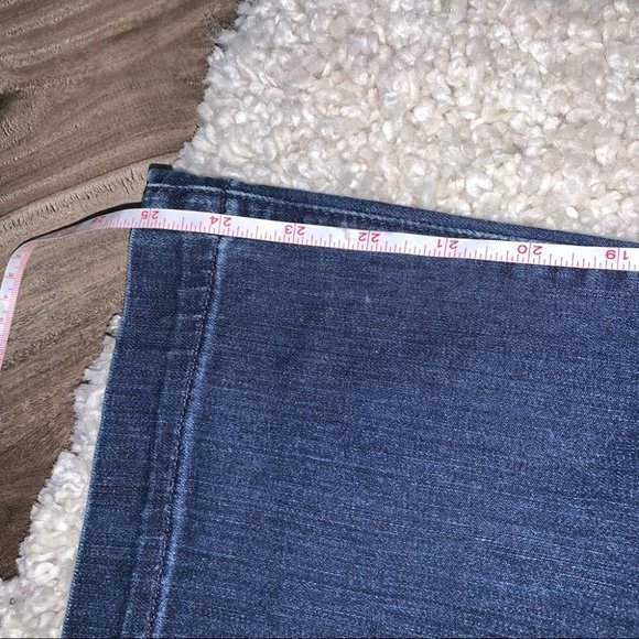 Sanctuary Jane Flare Denim Cropped Jeans Wide Leg Ankle  Dark Wash Size 29 - Picture 12 of 12